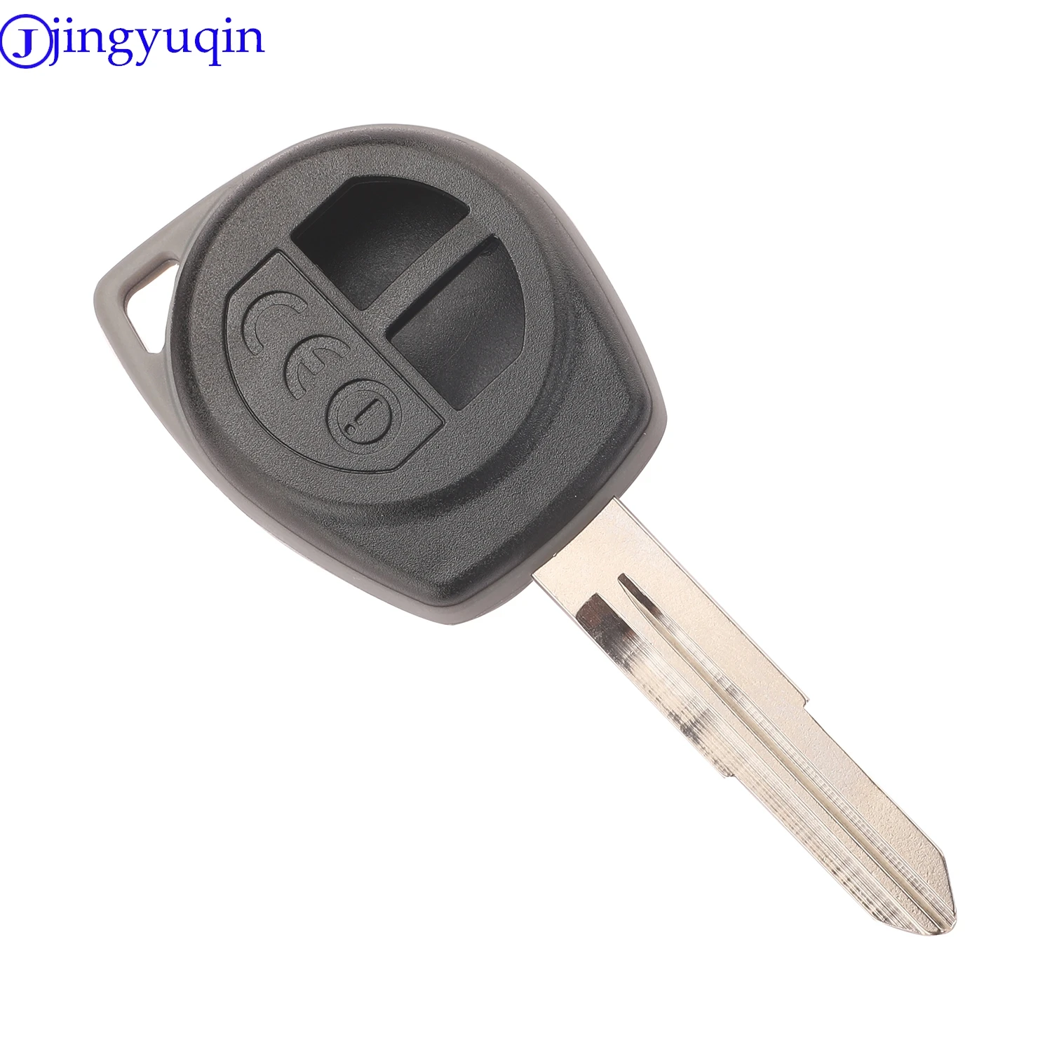 jingyuqin Car Key Shell Fob Case+Rubber Pad For Suzuki Swift Grand SX4 Liana Aerio Vitara GRAND VITARA ALTO Jimny key