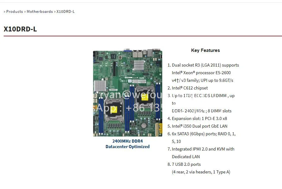 X10DRD-L , X10DRD-LT , X10DRD-LTP-TW008