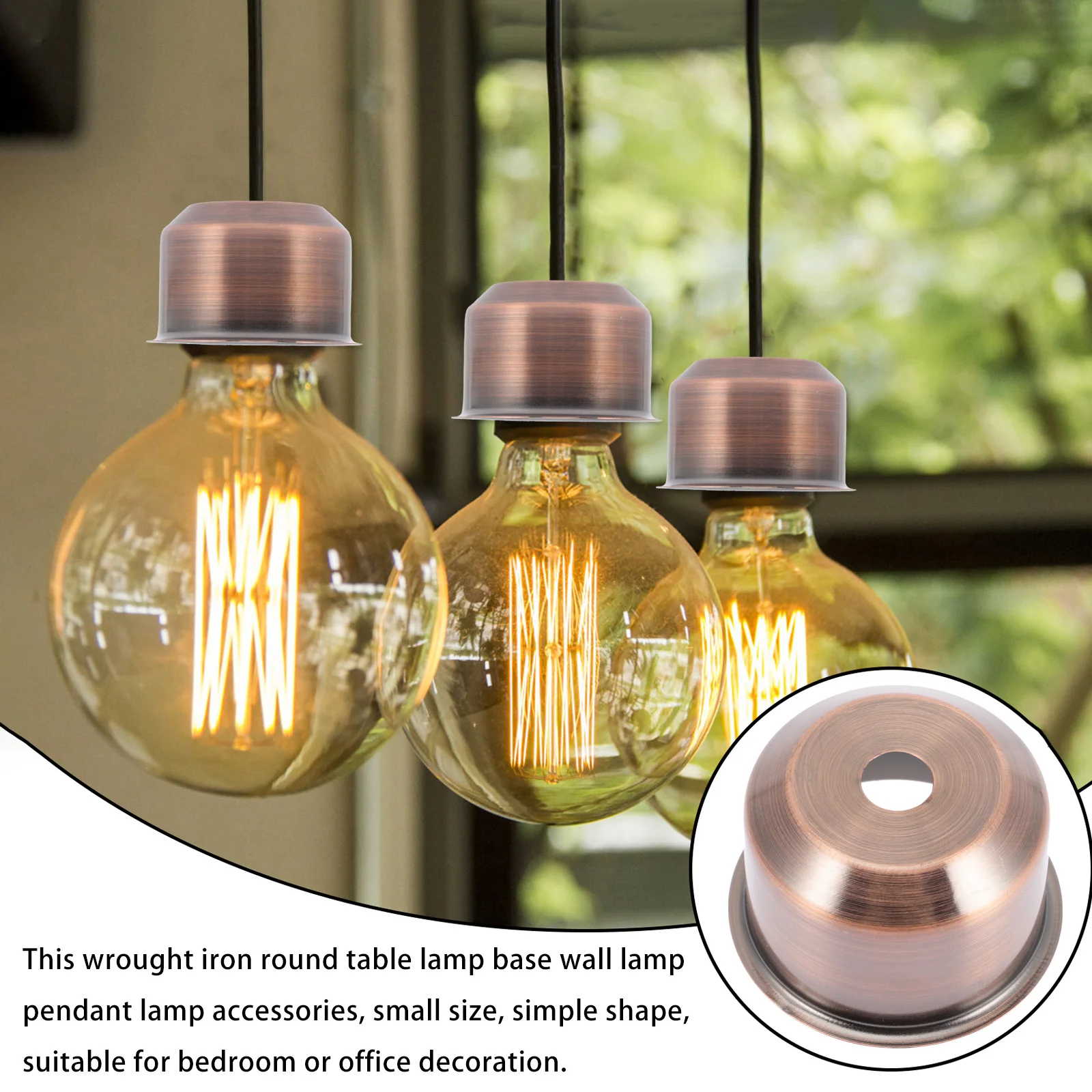 

10pcs Table Covers E27 Socket Cup Metal Diy Light Bases Fitting Base Cups For Wall Ceiling Lamp Base Lamp Cups