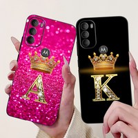 For Motorola Moto G71 5G Case Cute Crown Letters Soft Silicone Back Cover For Moto G51 G31 G 71 XT2169-1 XT2171-1 XT2173-3 Funda