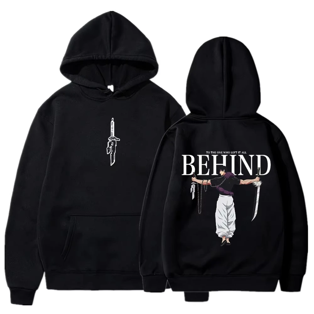 Jujutsu Kaisen Anime Hoodies Men Women Fushiguro Toji Manga Hooded Pullover Gothic Sweatshirts Hip Hop Streetwear WY0114