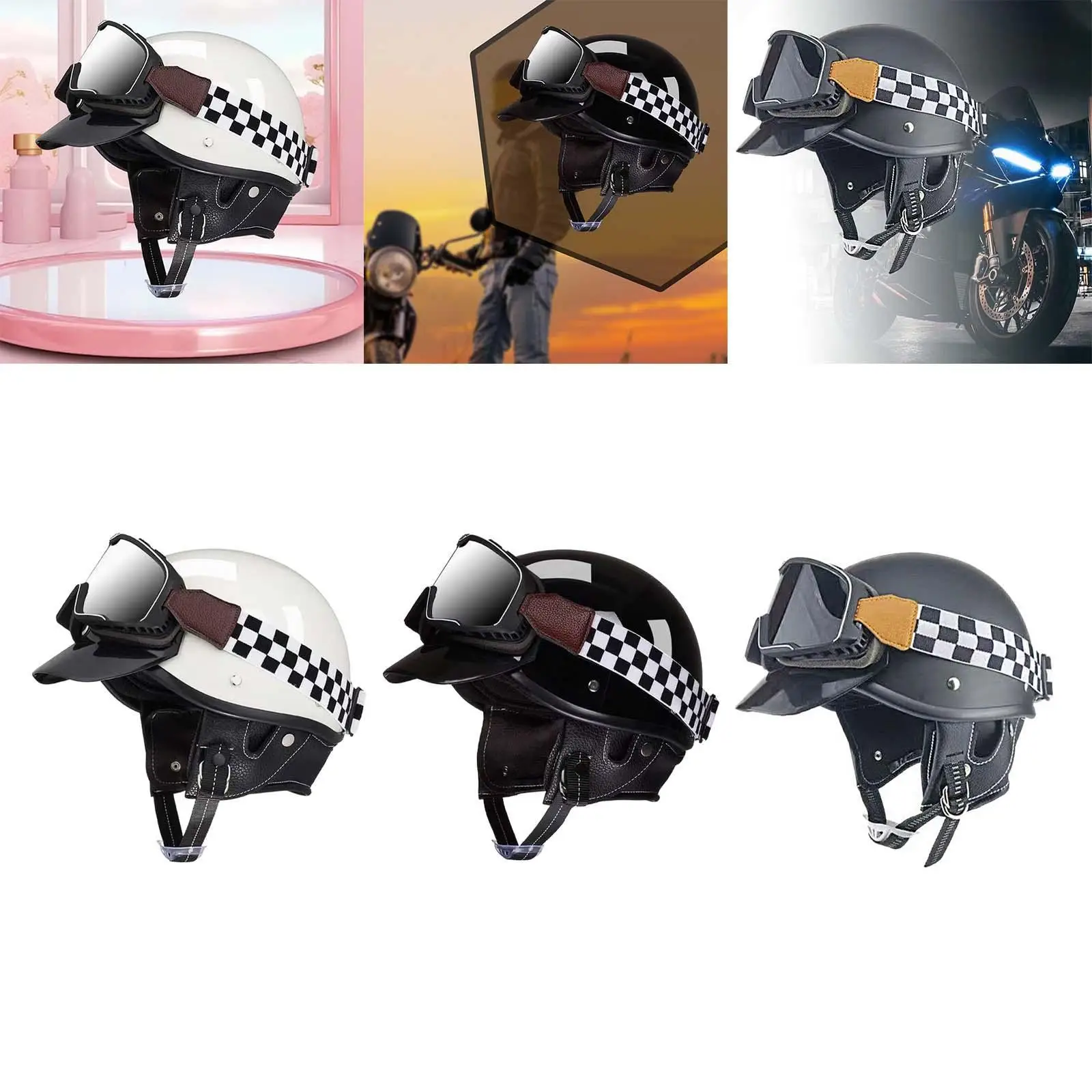 

Motorbike Helmet Bicycle Helmet Cycling Accessories Ventilation Half Face Helmet