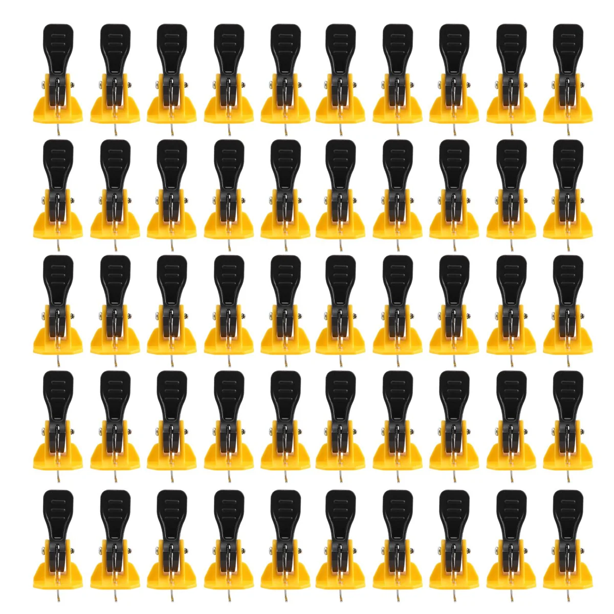 Plastic Tile Leveler Ajustador, Posicionamento Artefatos, Localizador Espaçadores para Pisos Parede, Ferramentas de Construção, 50Pcs