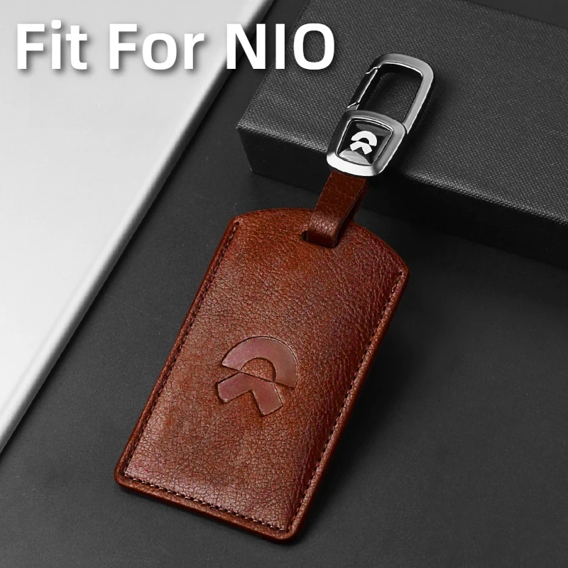 

Fit For NIO ES6 ES8 EC6 ET5T Car Key Card Holder NFC Smart Card Case Suede Protective Shell