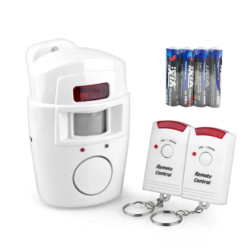 PIR Alarm System With Infrared Sensor, 2 Wireless Home Security Remote Controls, Burglar Alarm With Motion Detector, 105DB Siren - Image 8