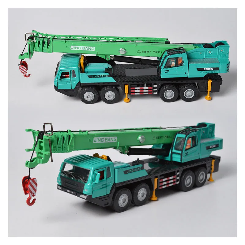 1:50 Large crane toy alloy crane model telescopic folding arm hand simulation engineering vehicle  FOR CHILD GIFT