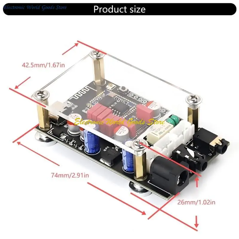 Receptor 5.1 compatible con A3PD QCC5125 LDAC Aptx Decoders Board 32bit/96kHz