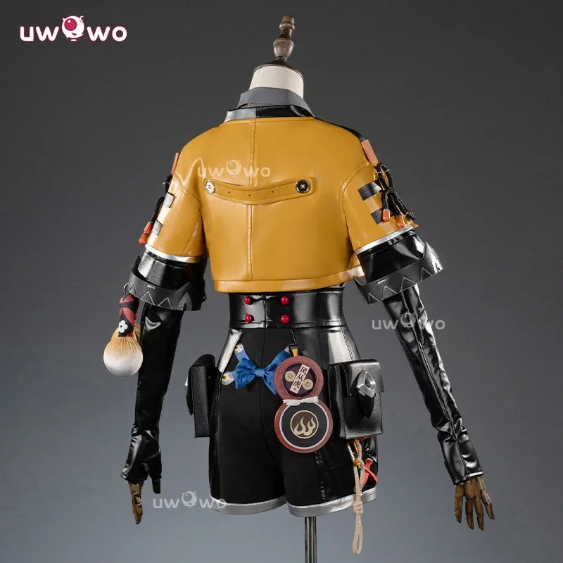 2025 Ju Fufu سلسلة Collab التأثيرية: لعبة Zenless Zone Zero ZZZ Ju Fufu أزياء تنكرية مع ذيل S-XL أزياء الهالوين