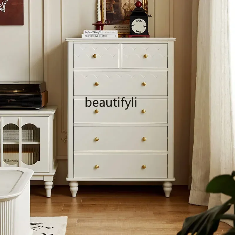 

Asmt51 ss Light, роскошный французский кремовый ветер, шесть сундука, маленькая спальня, современный простой шкаф для хранения, гостиная, балкон