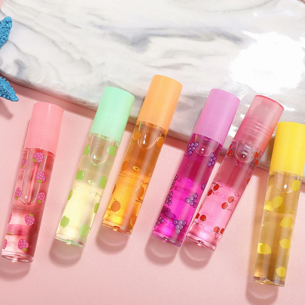 12-delige lipgloss fruitige smaken balsem transparante beschermer rollerball damescadeau plastic