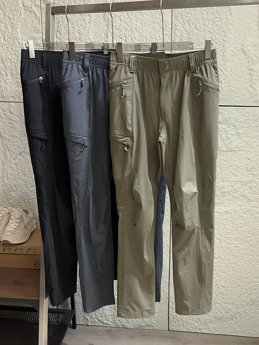 Mountain Series Functional Men's Outdoor Casual Pants Anti-scratch Wear-resistant 3D Tailoring Workwear Straight Leg Pants