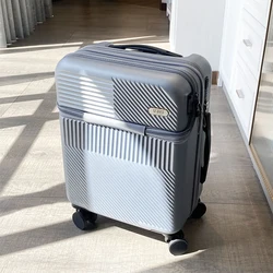 Suitcase Front Opening Luggage USB Charging 20