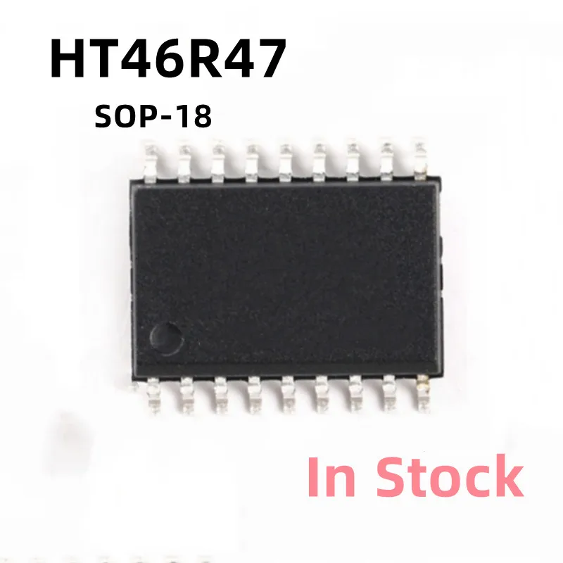 10PCS/LOT HT46R47 SOP-18  Eight bit microcontroller In Stock