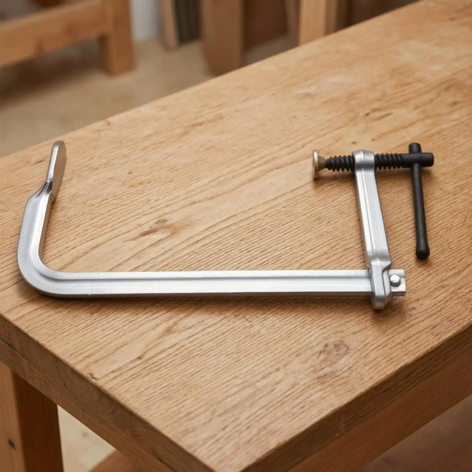Ergonomic Workshop Clamp L Shaped Rail Sliding Arm for Quick Adjustments High Power Tightening Tasks