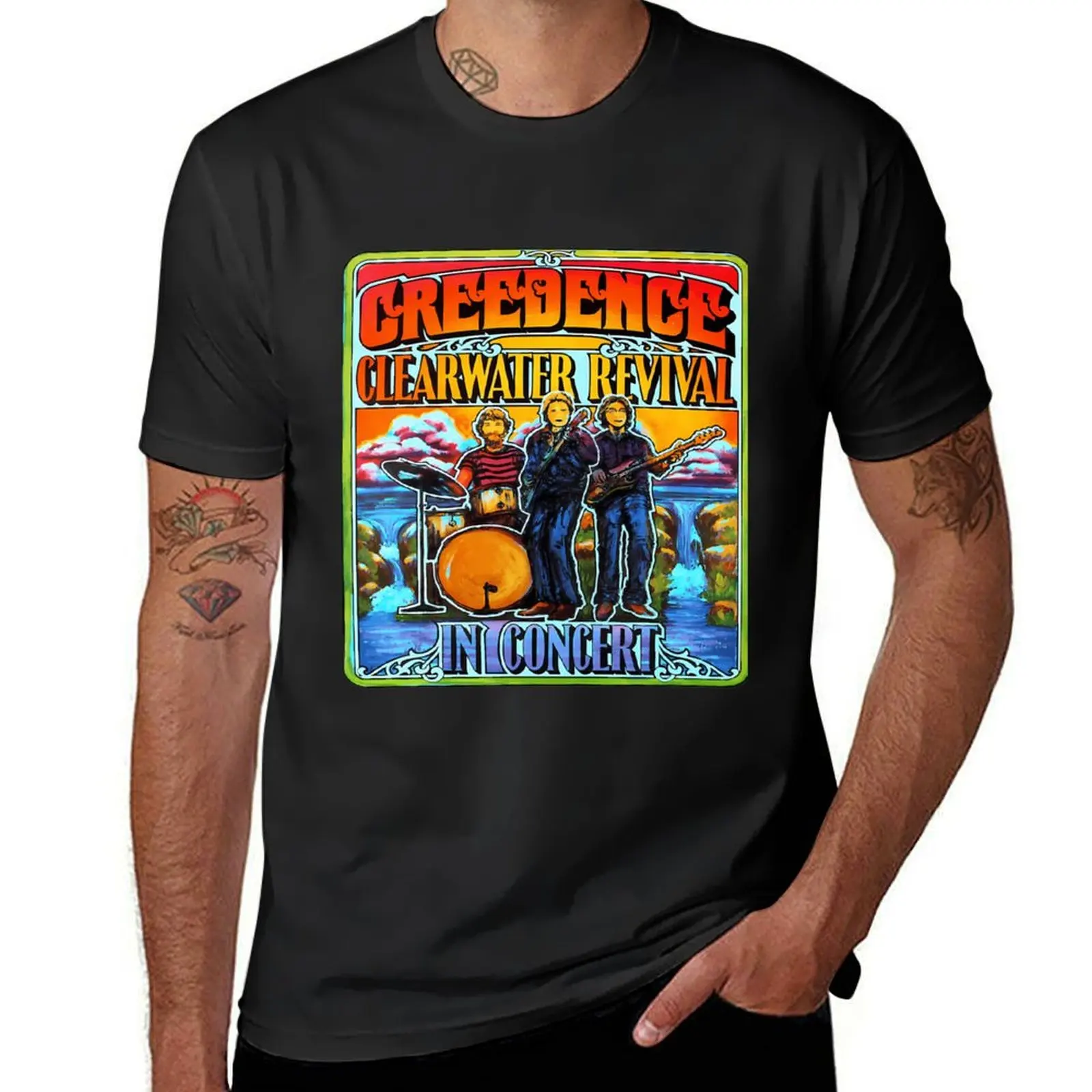 

Creedence Clearwater Cosmo's Factory - Bayou Country Creedence Clearwater T-Shirt luxury t-shirt mens t shirts top quality