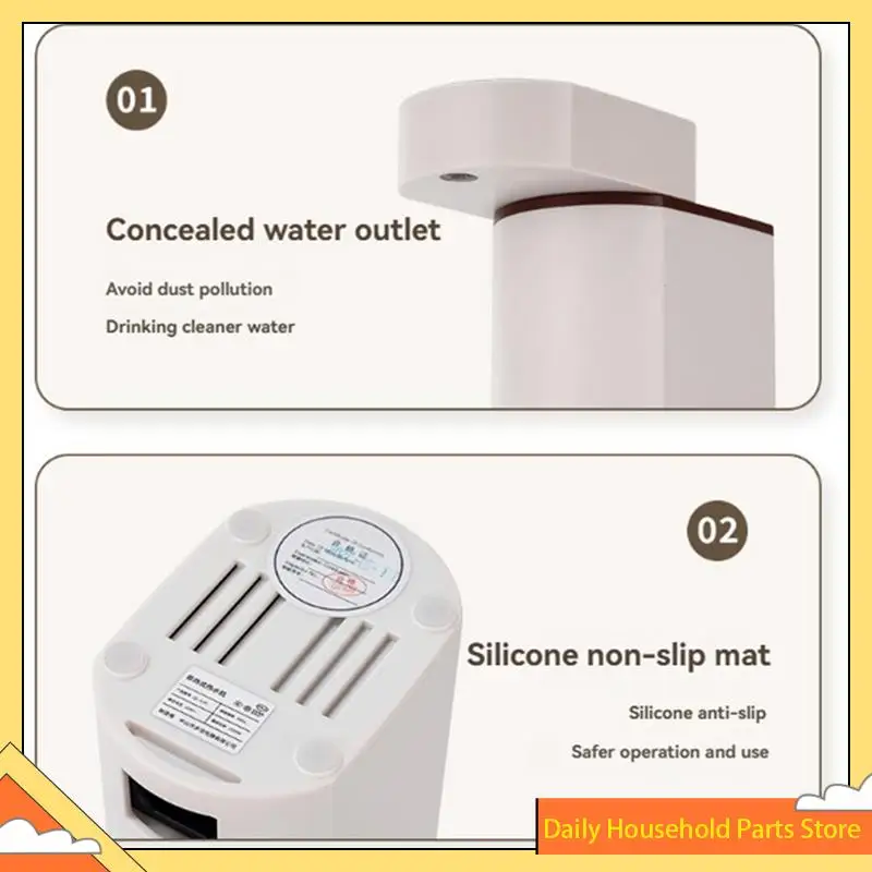 【Gran venta】dispensador de agua caliente instantáneo portátil purificador de agua con pantalla táctil inteligente Fortravel Andhome enchufe de la UE