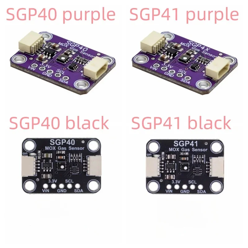 SGP40 SGP41 air quality sensor module (purple/black) accurately detects VOCs and NOx