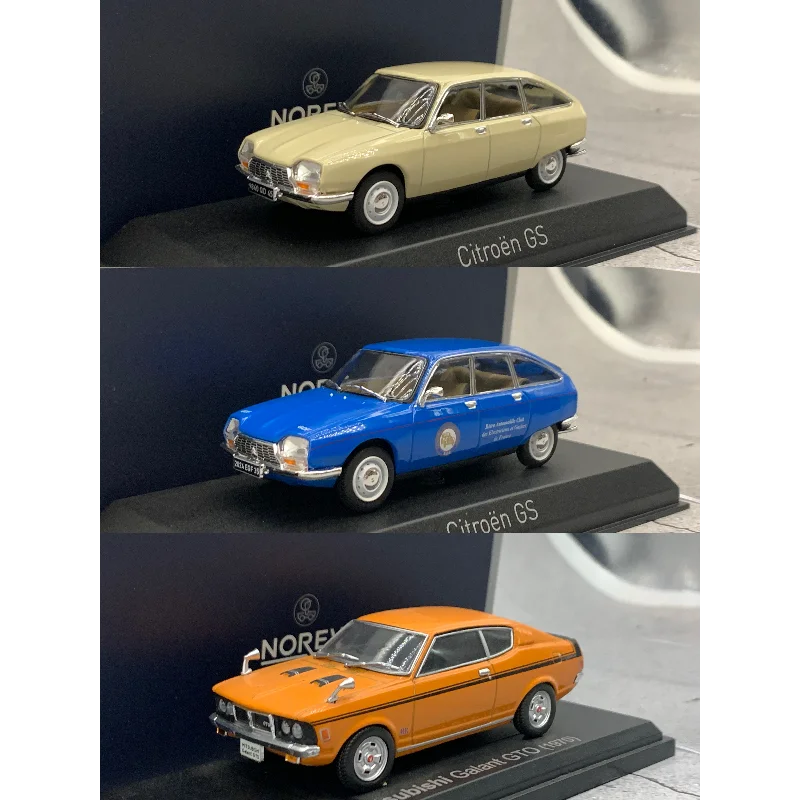 

Diecast NOREV 1:43 Scale Citroen GS/ Mitsubishi GalantGTO 1970 Alloy Car Model Collectible Toy Gift Souvenir Display Ornament