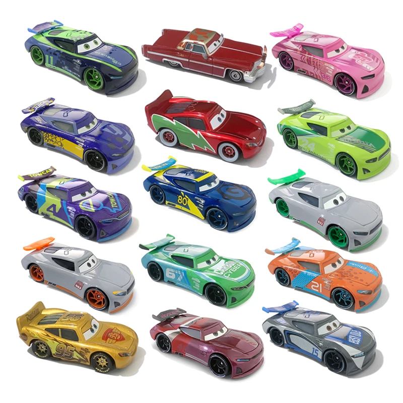 

Original Disney Pixar Cars Christmas McQueen Oil Magnate Model Car Toys 1:55 Metal Die Casting Racing Toys Kids Birthday Gifts