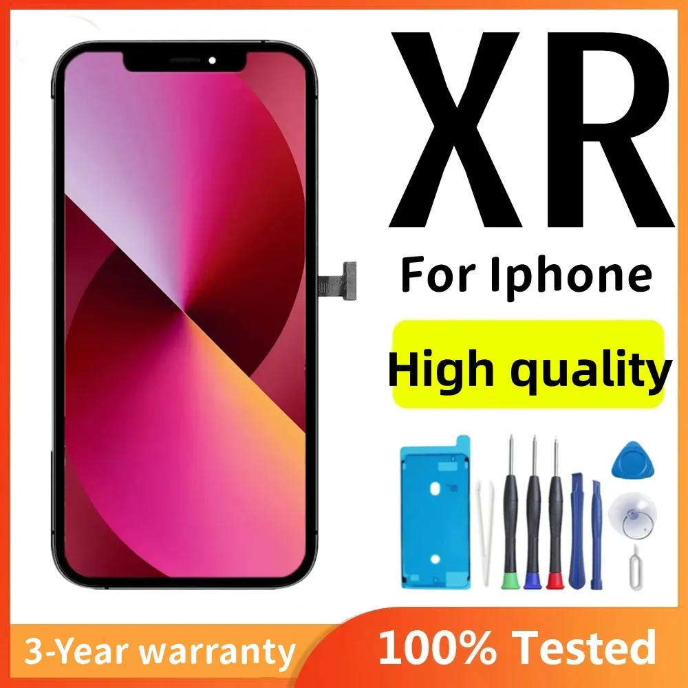 

RLZCXZ-Oled Display Screen for iPhone XR, 3D Touch Digitizer Assembly, No Dead Pixel, Best Choice