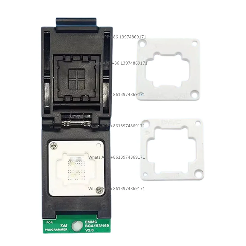 For XGECU T48 Programmer EMMC Adapter For XGECU Programmer EMMC Adapter BGA153/BGA169 With Replaceable Head Probes Holder
