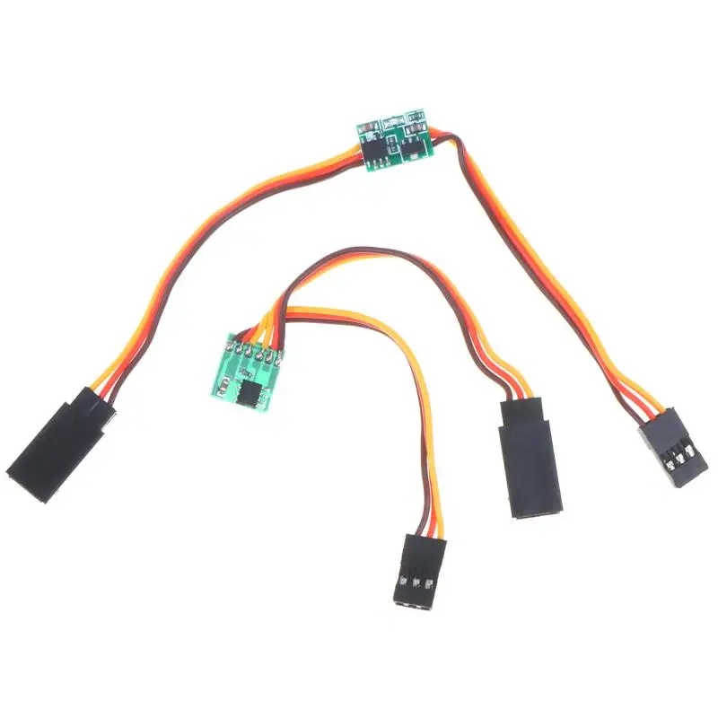 Mini Servo Inverter Reverse Servo Signal Reverser Switch Cable JR Futaba 5-6V 3.6-24V For RC Plane Car Boat