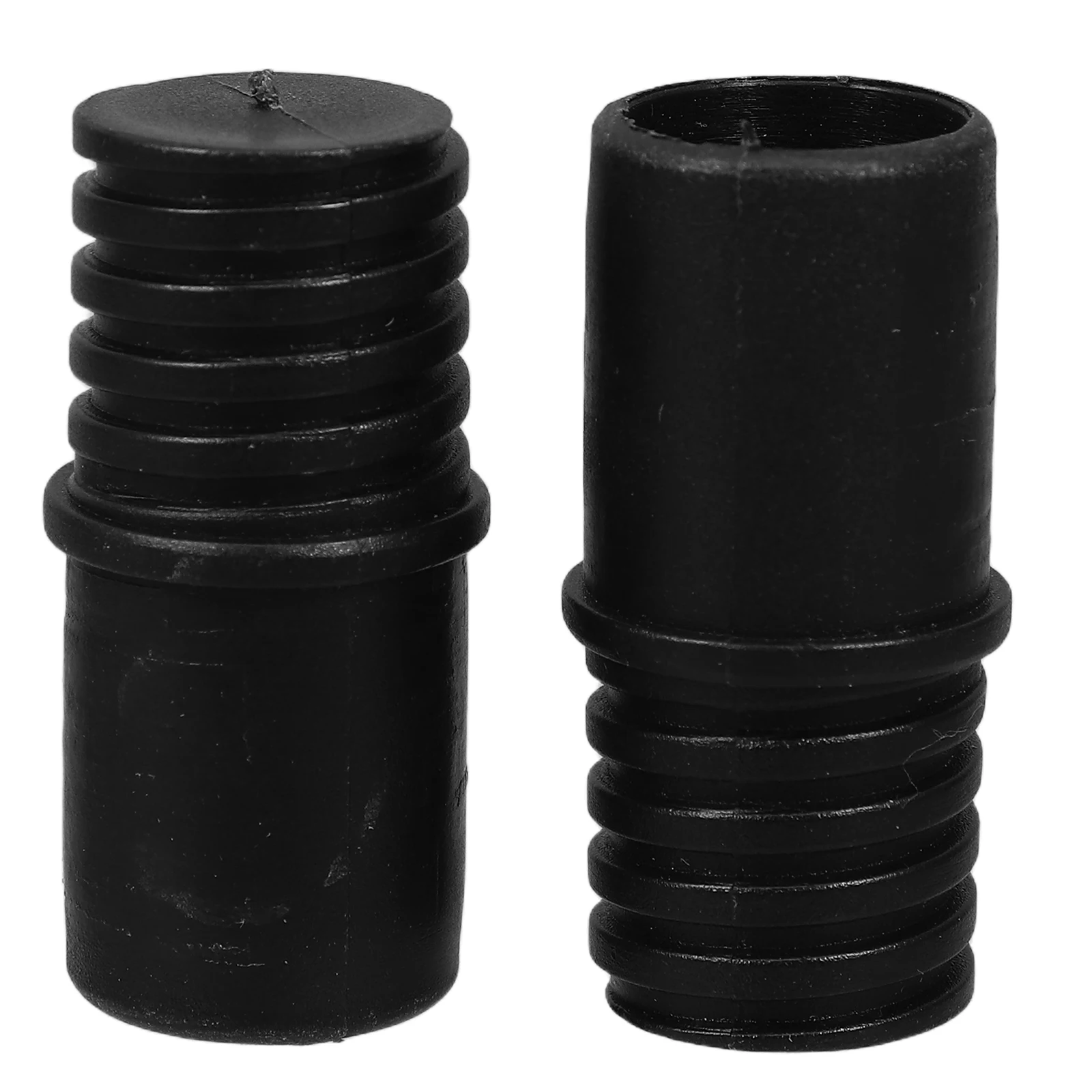2 Pcs Threaded Head Broom Handle Attachment Extension Pole Adapter Tips Brush Repair