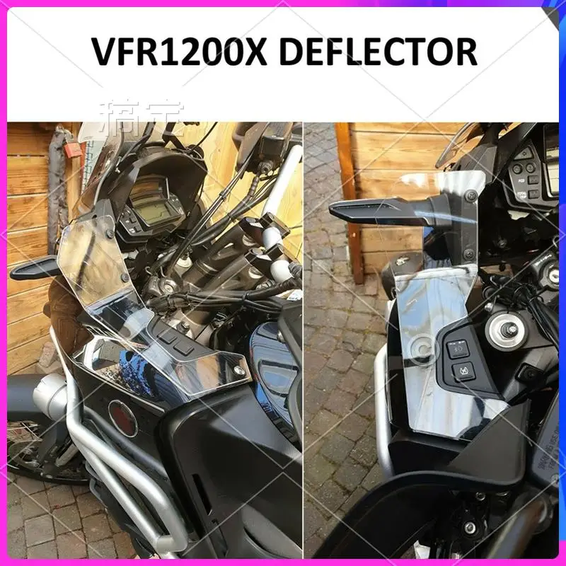

AR-Motorcycle Side Windshield Side Windshield Forhonda VFR1200X Wind Deflector Forhonda VFR1200X Crosstourer Transparent