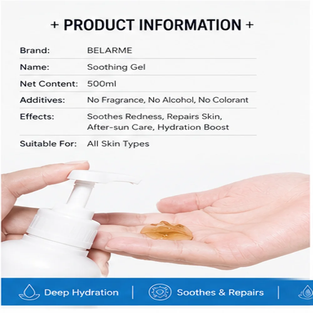ectoin-repair-gel-cream-500g-anti-sensitive-relieve-redness-hydrating-strengthen-damaged-skin-barrier-daily-facial-moisturizer
