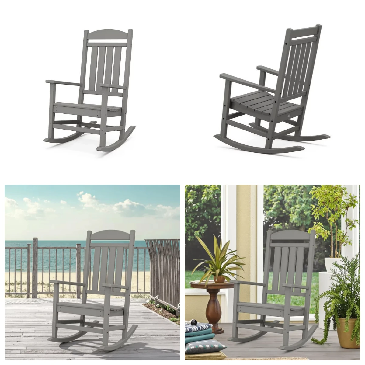 

Hot-selling Chairs Modern Beach Garden Patio Cheapest Camping Price Plastic Outdoor Rocking Chair