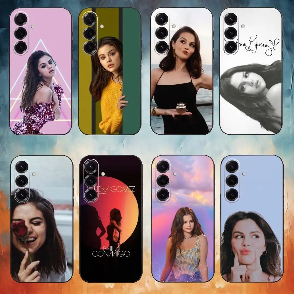 

Singer S-Selena Gomez Phone Case For Samsung Galaxy A73,A72,A71,A70,A53,A52,A51,Others Soft Black Cover