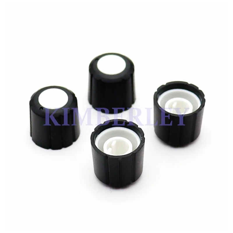 10PCS 15 X 13.5MM semi-shaft Plastic Knob Cap D Axis Potentiometer Knob Cap Electrical And Electronic Equipment Switch Cap