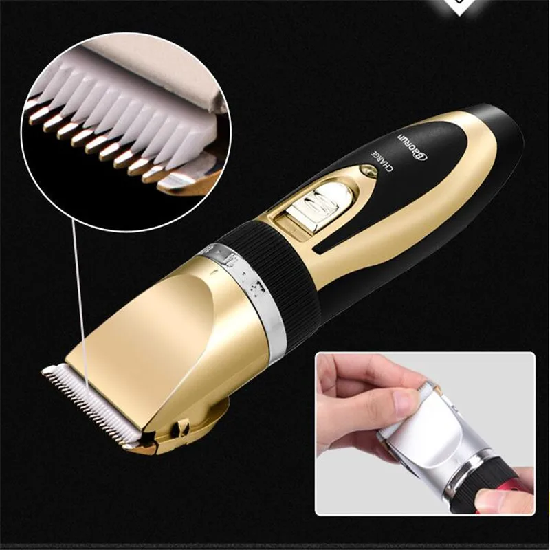 Электрическая детская машинка для стрижки волос с керамическим лезвием, тихий триммер в детском стиле, быстрое зарядное устройство, низкий уровень шума, бритва для младенцев