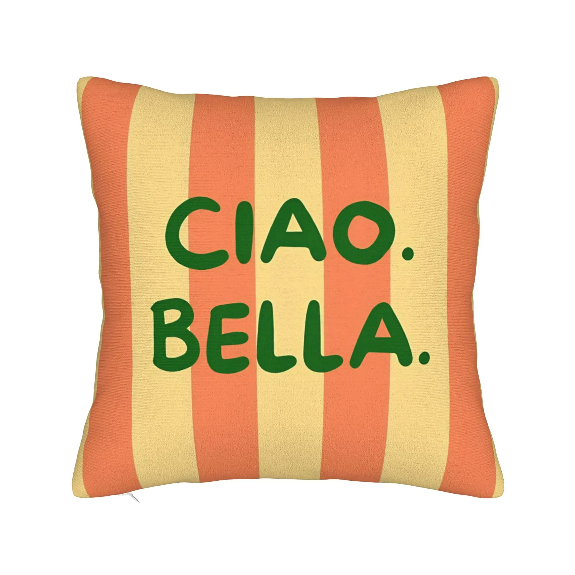Pillow Case Ciao Bella Italian Style Graphic  Pillow Cover For Couch Sofa Bedroom Morden Pillowcases
