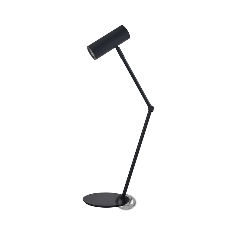 Nordic Indoor Adjustable Black Metal Residential Modern Reading Living Room Warm White Standing Table Lamp