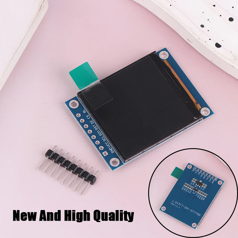 New 1.54 Inch Full Color TFT Display Module HD IPS LCD LED Screen 240x240 SPI Interface ST7789V For Arduino