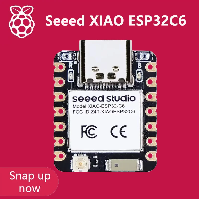 

Seeed XIAO ESP32C6 2,4 ГГц Wi-Fi 6, BLE 5,0, Zigbee и резьба