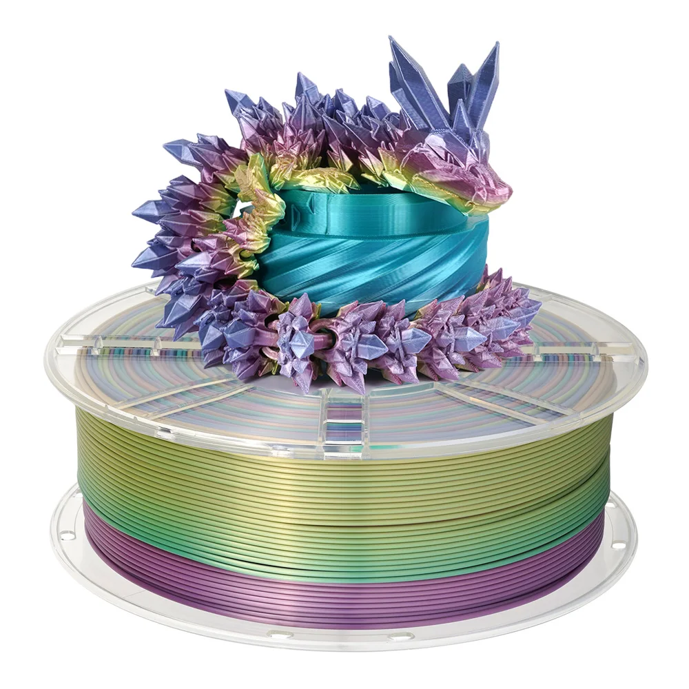 4 kg/partij PLA Filament regenboog Pla zijde of Matte regenboog kleurverandering 1.75mm 3D Printing Materiaal voor 3D Printers 3D Pennen