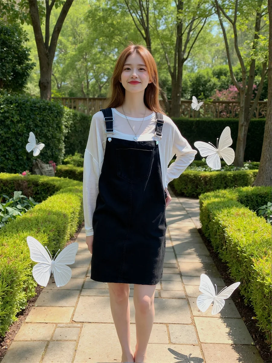 فساتين نسائية سوداء أنيقة للمكتب سيدة فوق الركبة مطوي متجمعة حافة منتفخة طيات الطبقات تكدرت تفاصيل فاخرة #4