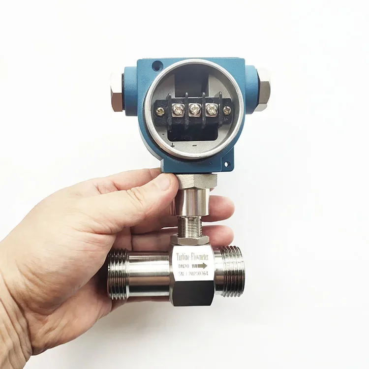 LWGY DN50 DN80 electronic digital display water alcohol liquid diesel turbine flow meter 4~20mA output, pulse output, RS485