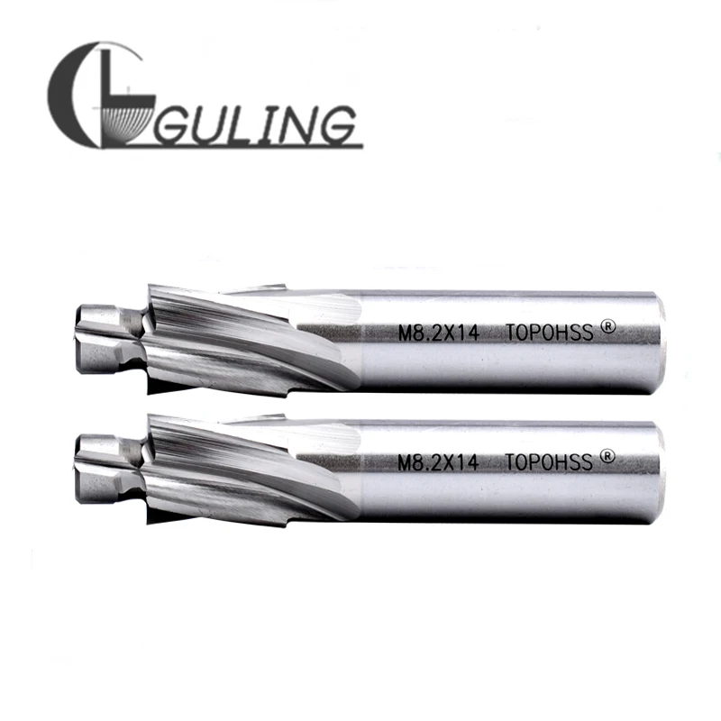 HSS Countersunk head milling cutter flat bottom countersink drill straight handle countersunk head hole mouth M3 M4 M5 M6 M8 M10