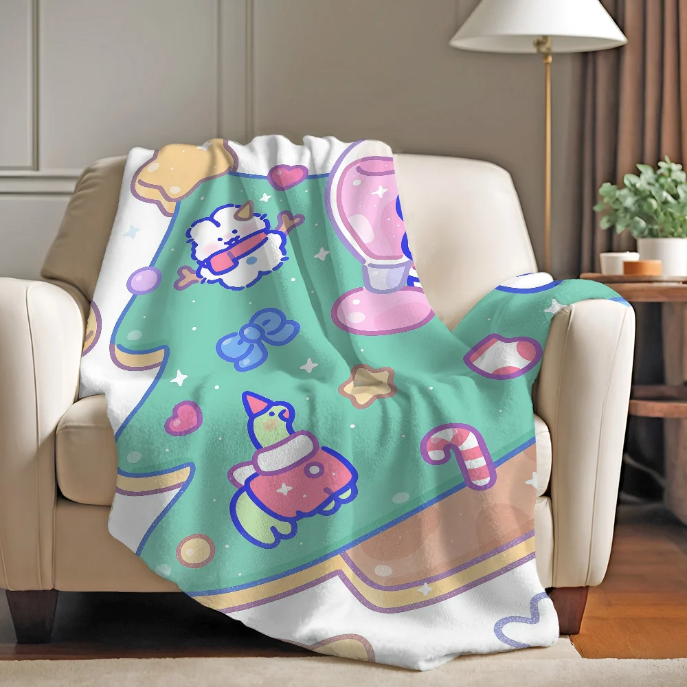 

Cartoon Cute M-mongmong Blanket Warm And Soft Suitable For Bedroom Living Room Sofa Bed Office Travel Camping