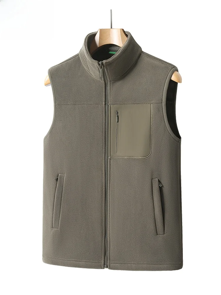 

TUCANO Stand Fit Fce Мужской жилет на подкладке Autumn Faion Urban Sle Outdoor Casual Fiing Jaet для среднего возраста и ли