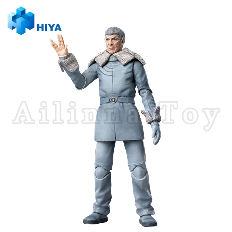 [Pre-Order]HIYA 1/18 4inch Action Figure Exquisite Mini Series STAR TREK 2009 Spock Prime Anime For Gift Free Shipping