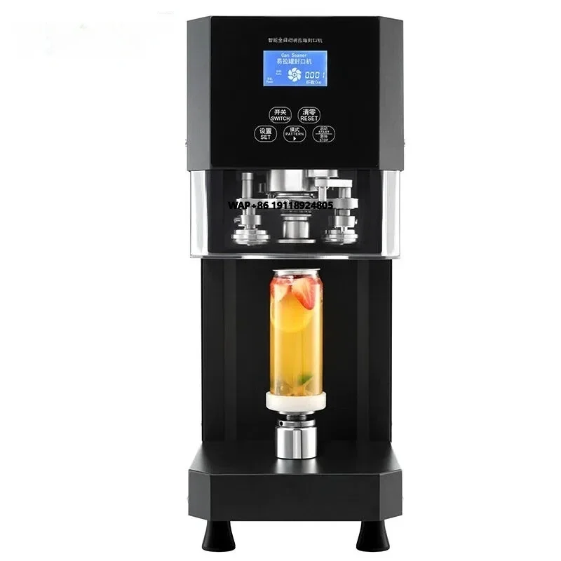 

Automatic Filling Capping Heat Seal Tin Can Sealer Packaging Seal Plastic Beverage Soda Shops Aluminium Can Sealing Machine