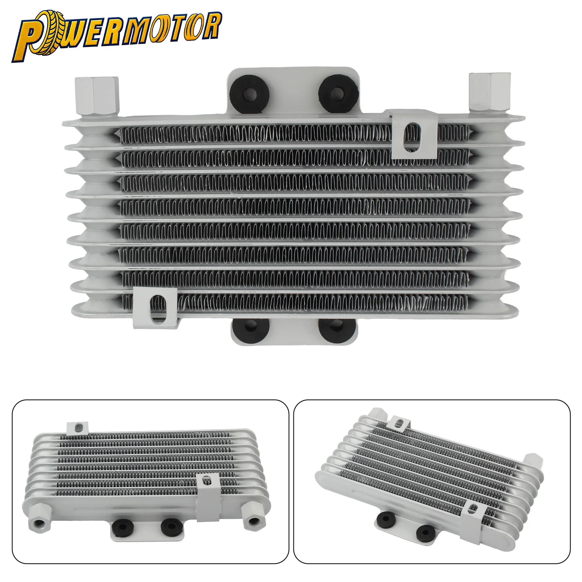 

125cc to 250cc Motorcycle Engine Oil Cooler M12 125ml Oil Cooling Radiator Aluminum ATV Dirt Bike Universal Modified Accessories