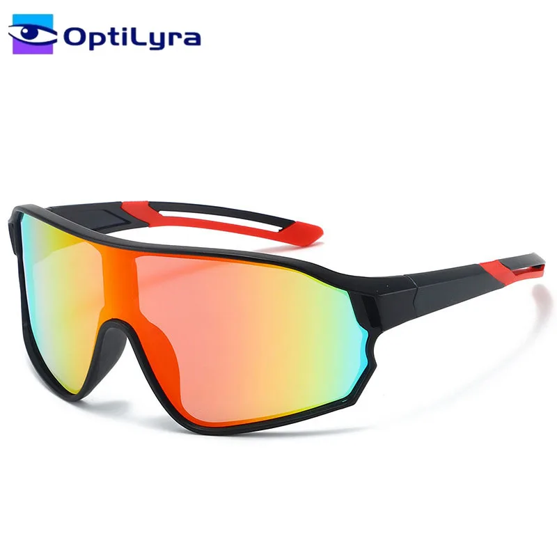 

OptiLyra Brand Outdoor Cycling Sunglasses Mountain Climbing And Running Windproof Goggles Colored Lens Sports Sunglasses