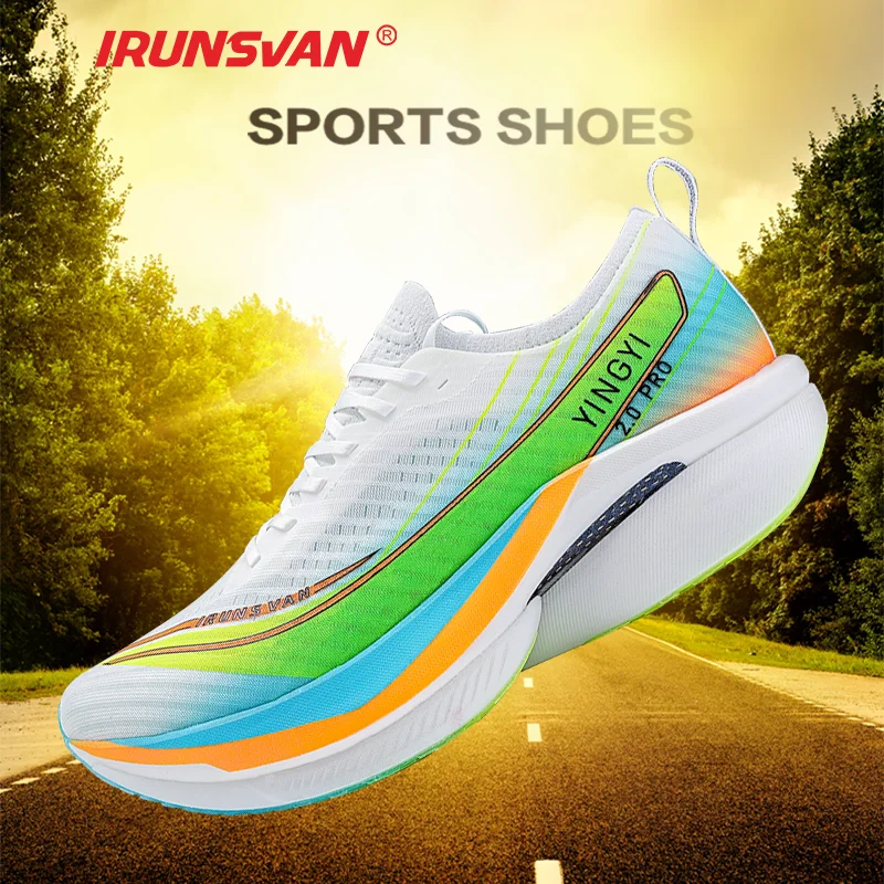 

IRUNSVAN 2.0 Full Length Carbon Plate Running Shoes Marathon Men's Shoes Outdoor Sports Shoes Breathable And Shock-Absorbing