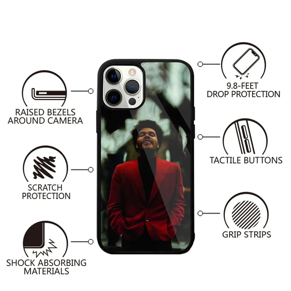 The W-Weeknd  Phone Case Strong Magnetic For IPhone 16,15,14,13,Pro,Max,Plus,11,12,Mini For Magsafe Wireless Charging