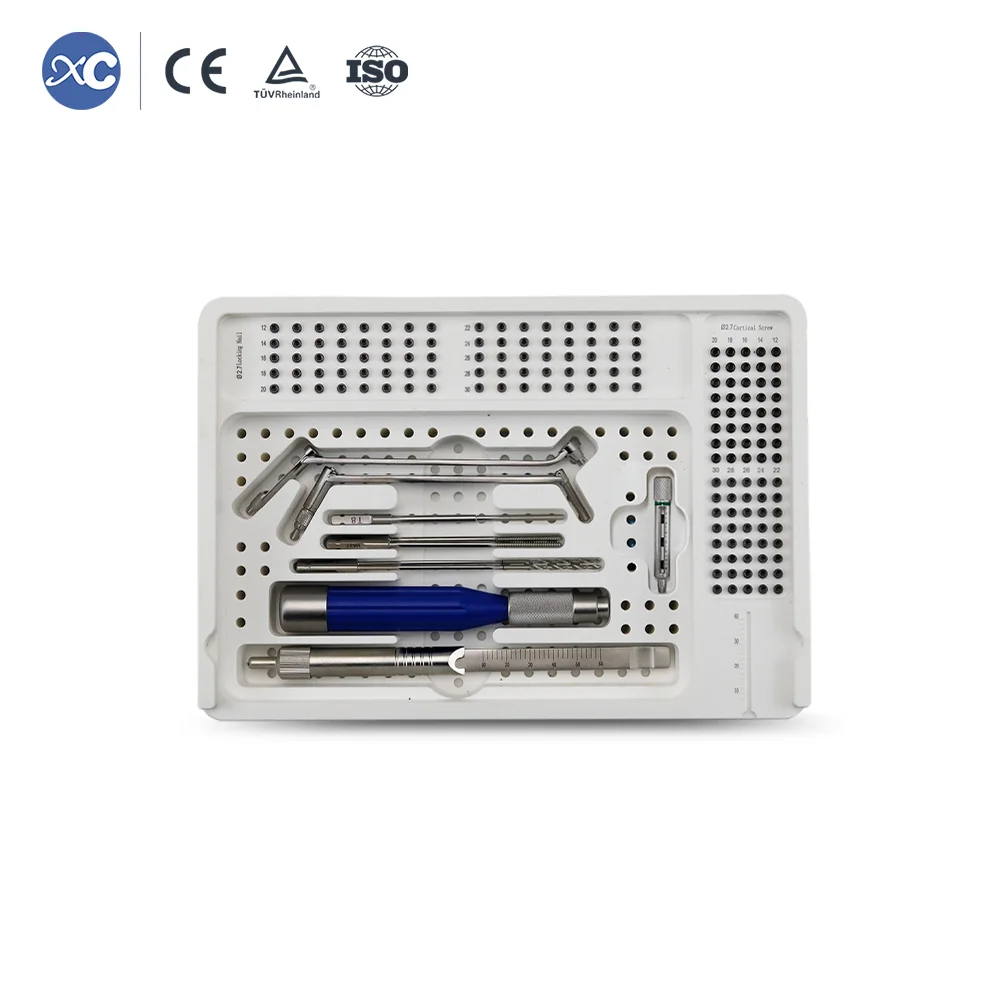 Orthopedic Medical Surgical Titanium Screws Manual Power Source Stainless Steel Instrument Distal Radius Instruments Set